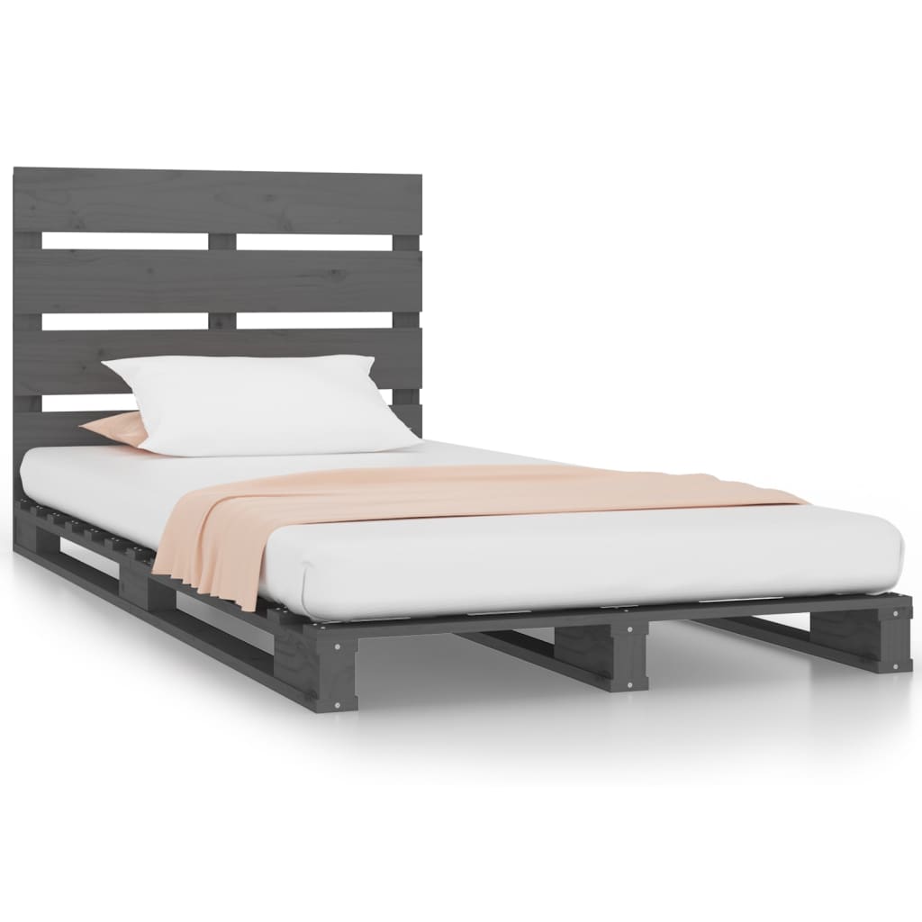 Bedframe massief grenenhout 75x190 cm