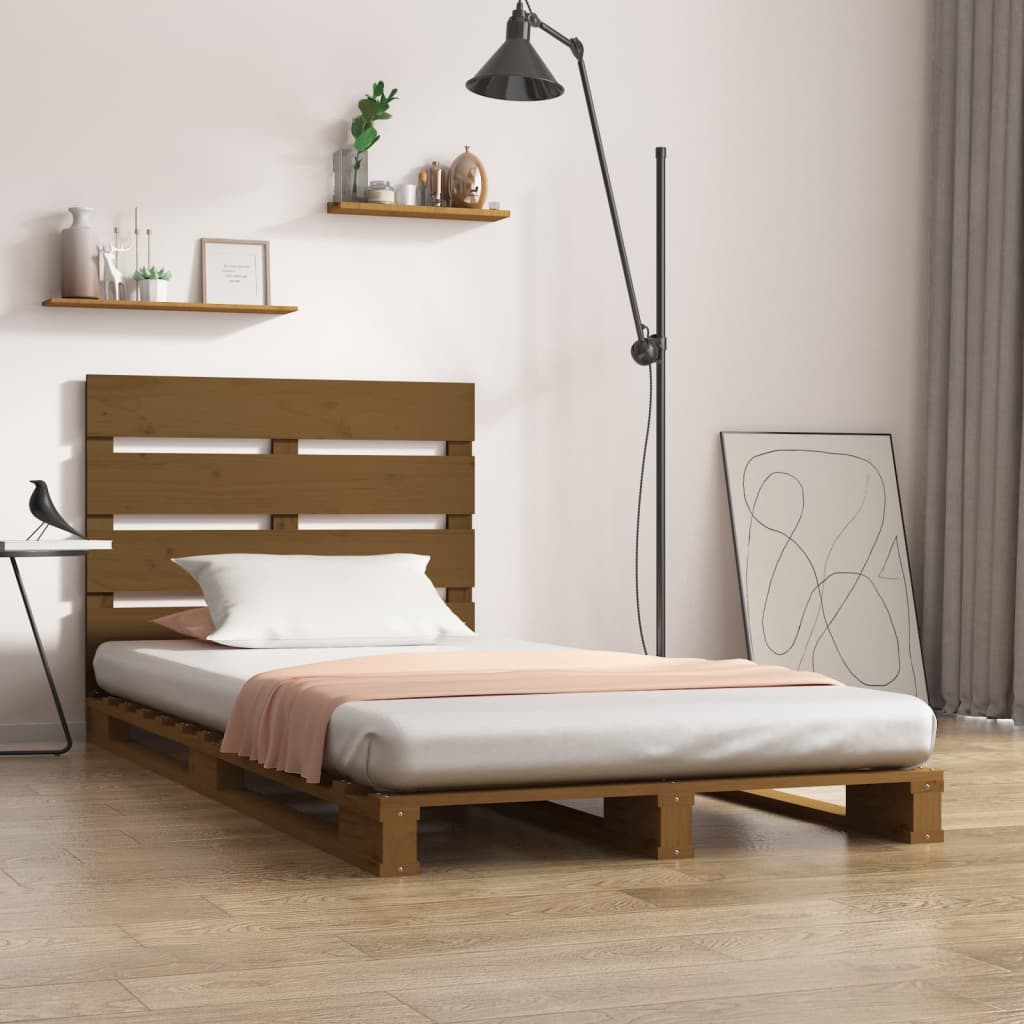 Bedframe massief grenenhout 75x190 cm