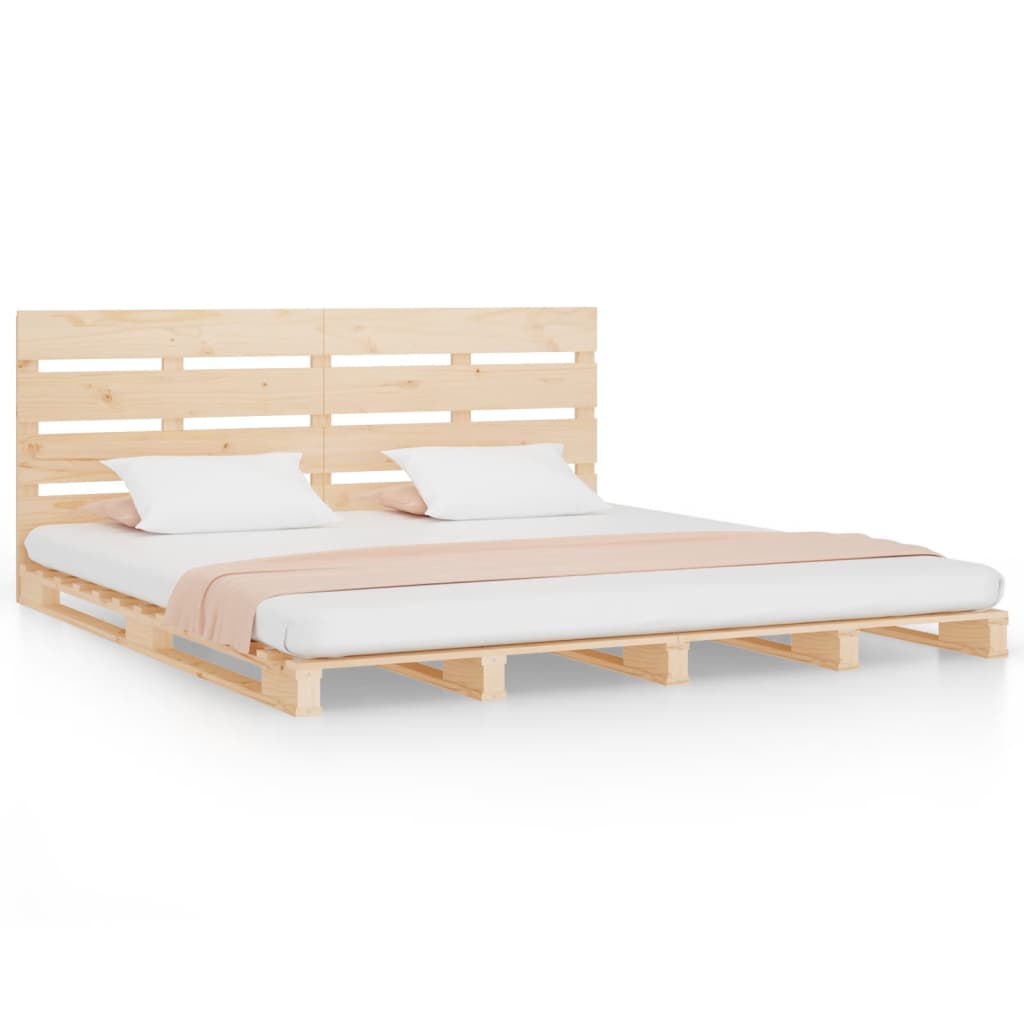 Bedframe massief grenenhout 75x190 cm