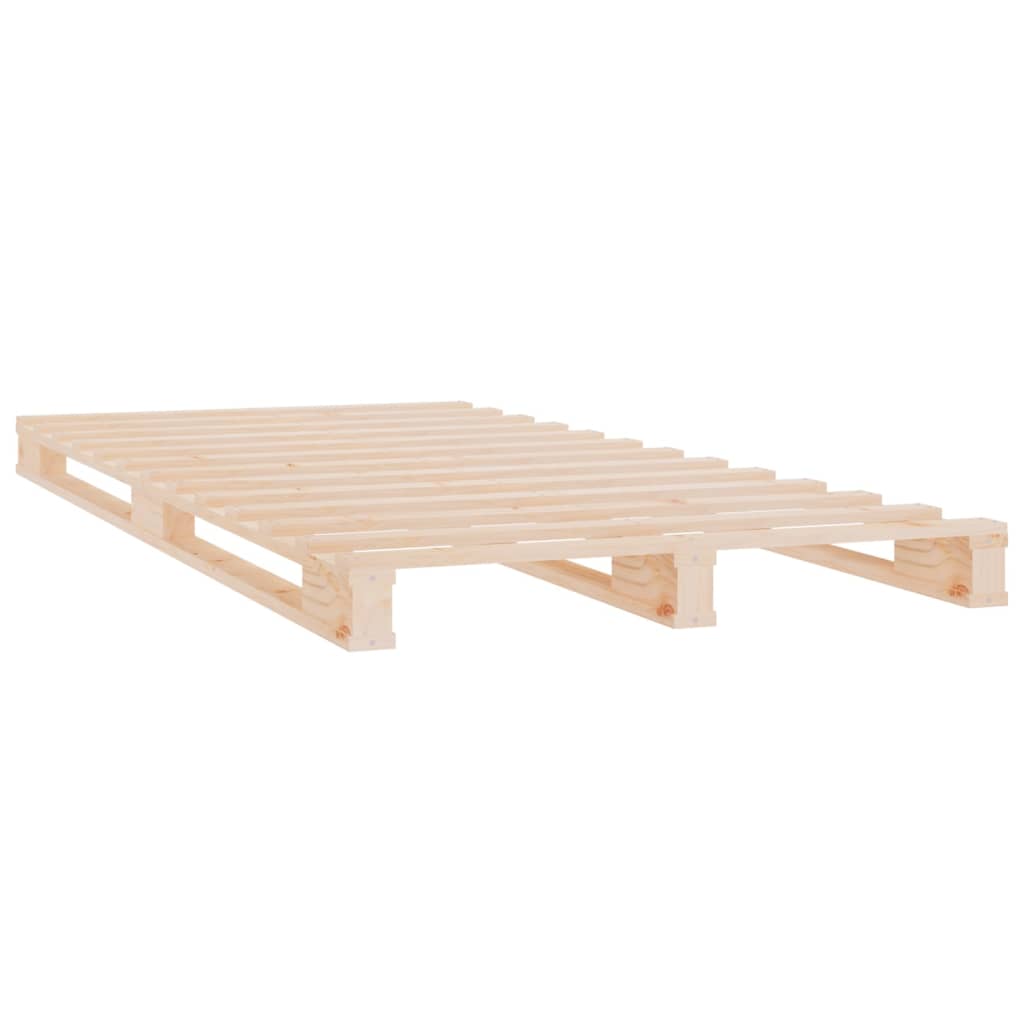 Bedframe massief grenenhout 75x190 cm