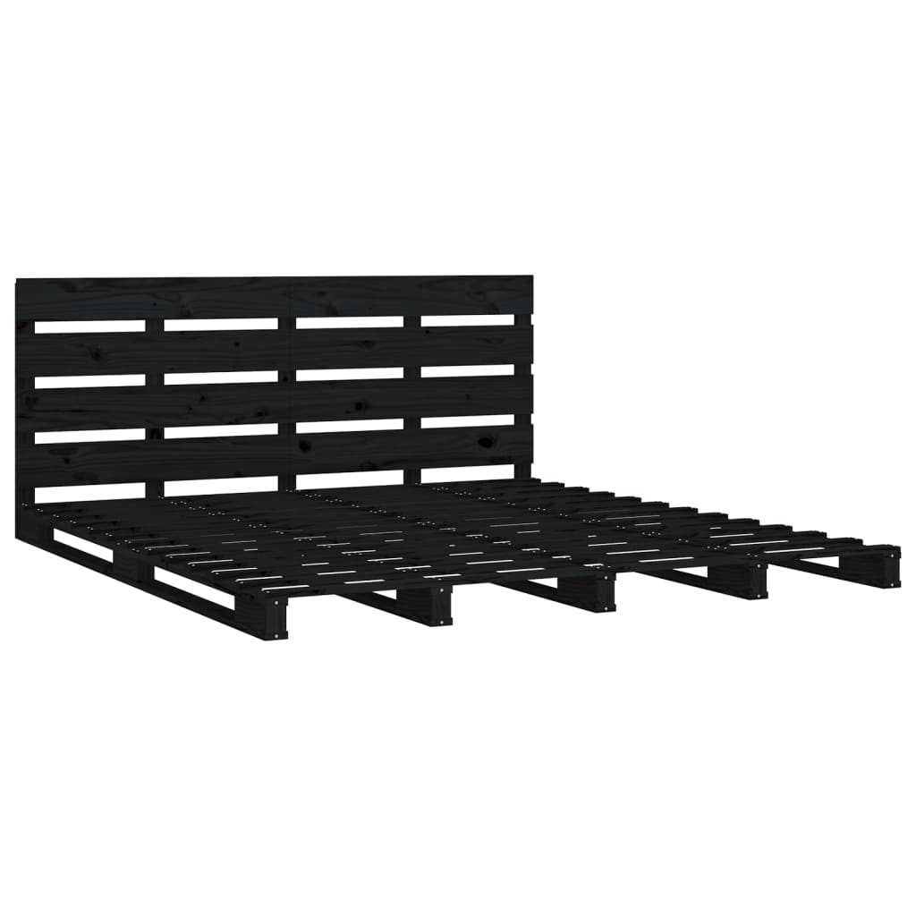 Bedframe massief grenenhout 75x190 cm