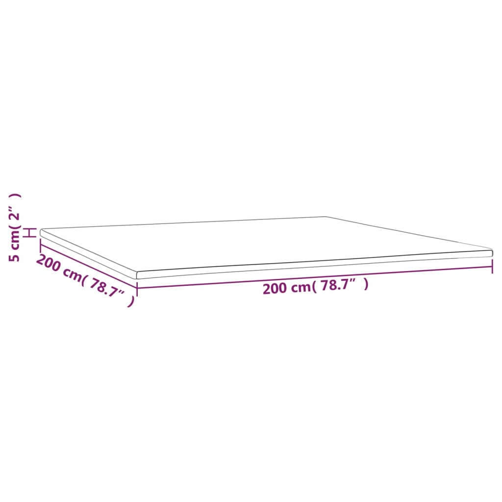 Surmatelas 120x200x5 cm