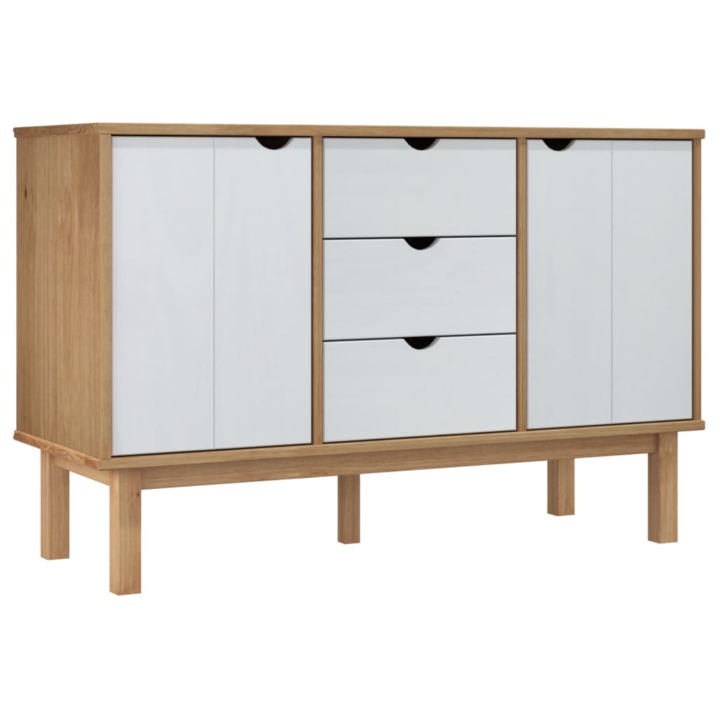 Buffet OTTA 113,5x43x73 cm en bois de pin massif