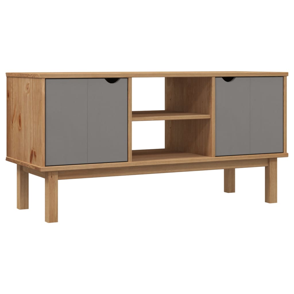 Tv-meubel OTTA 113,5x43x57 cm massief grenenhout