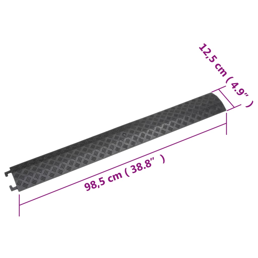 Kabelbeschermers drempel 4 st 98,5 cm geel