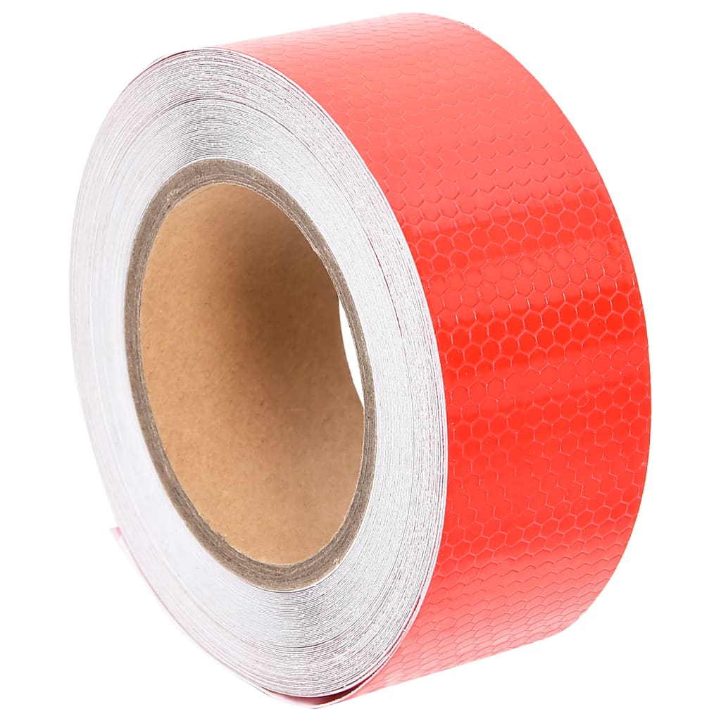 Reflecterende tape 5 cm x 20 m PVC rood