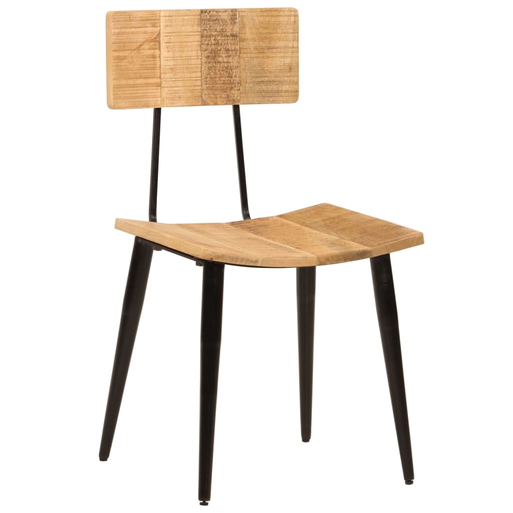 Eetkamerstoelen 6 st massief gerecycled hout