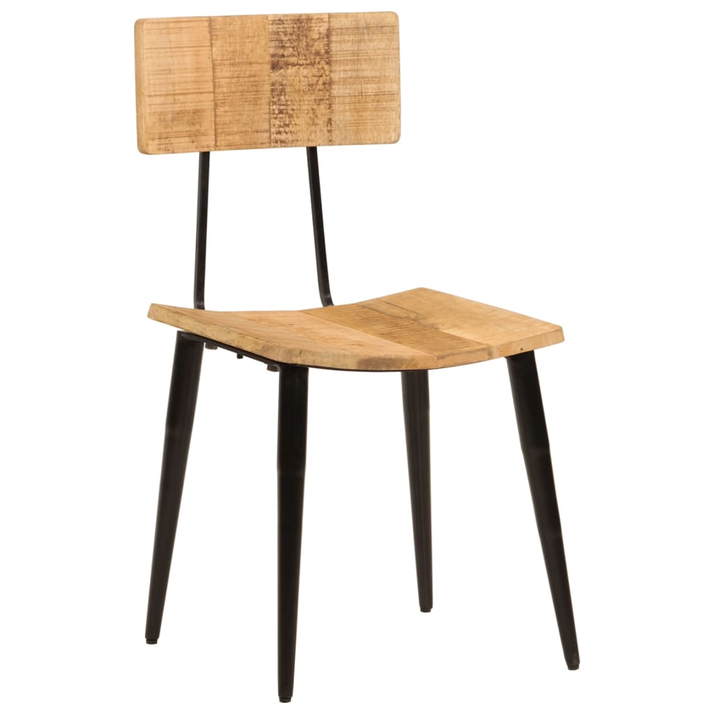 Eetkamerstoelen 6 st massief gerecycled hout