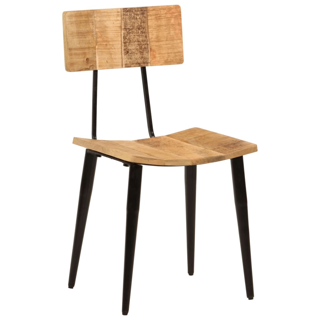 Eetkamerstoelen 6 st massief gerecycled hout