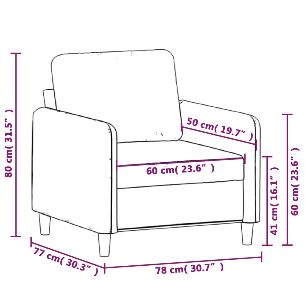 Tweezitsbank 140 cm fluweel