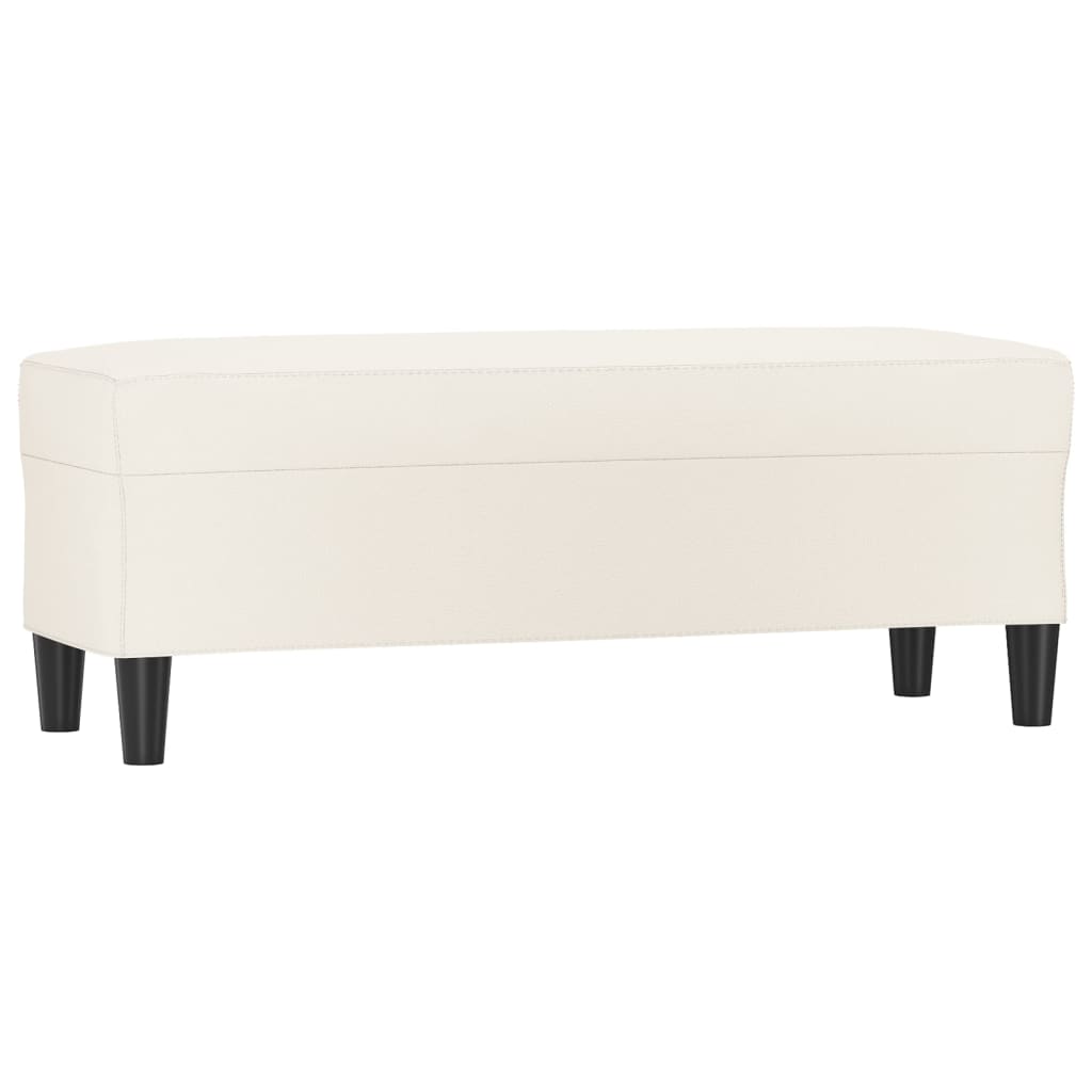 Banc 70x35x41 cm cuir artificiel