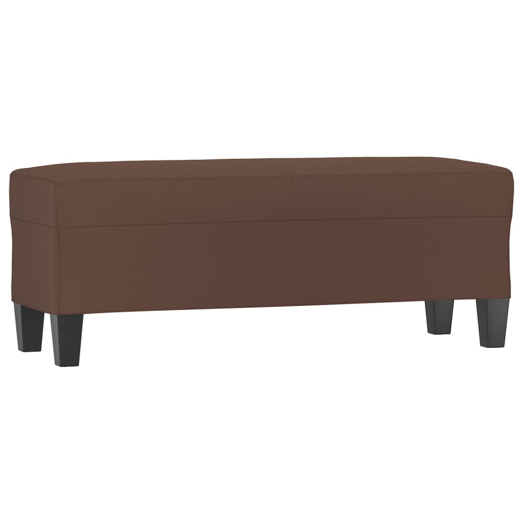 Banc 100x35x41 cm cuir artificiel