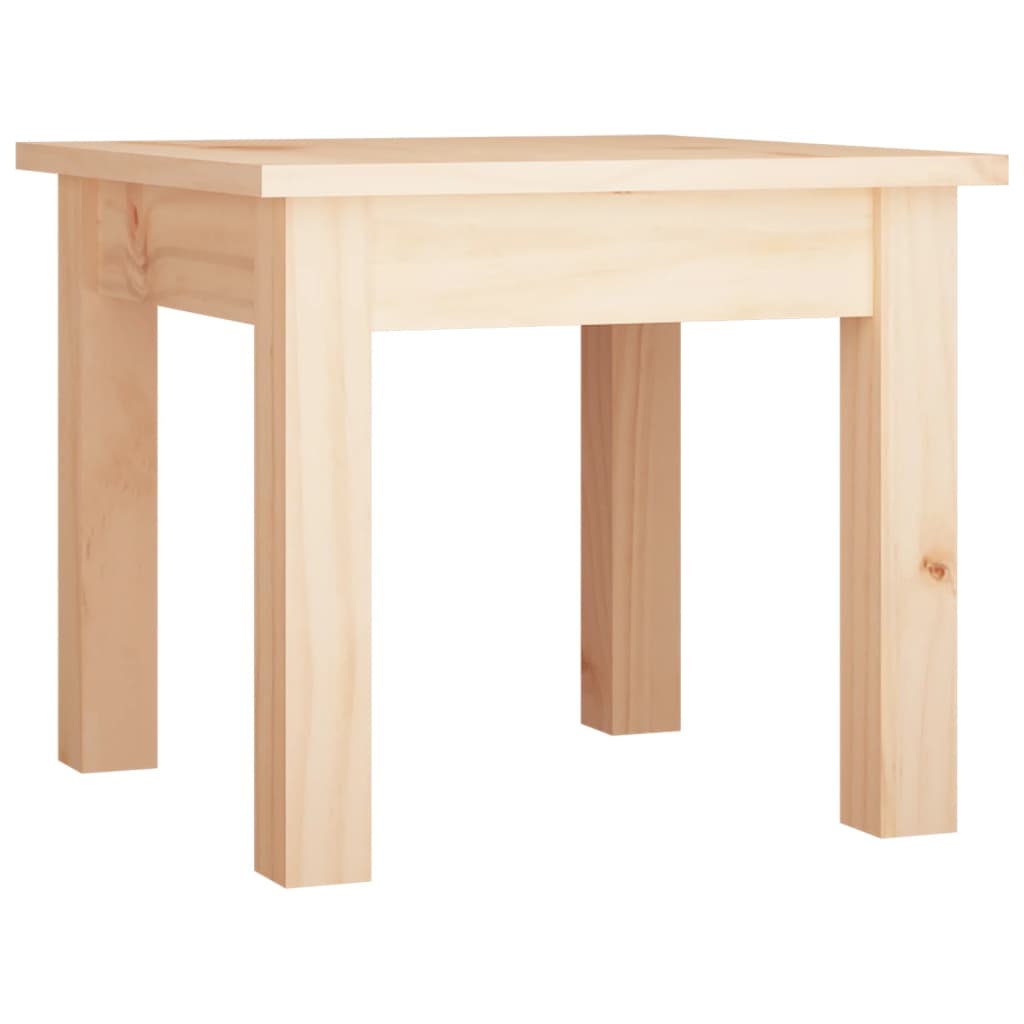 Table basse 80x50x40 cm en bois de pin massif