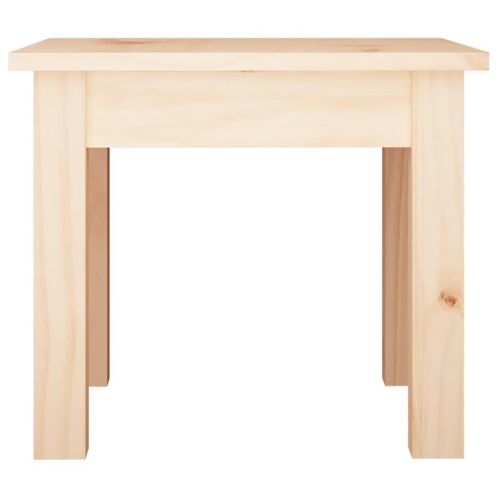 Table basse 80x50x40 cm en bois de pin massif