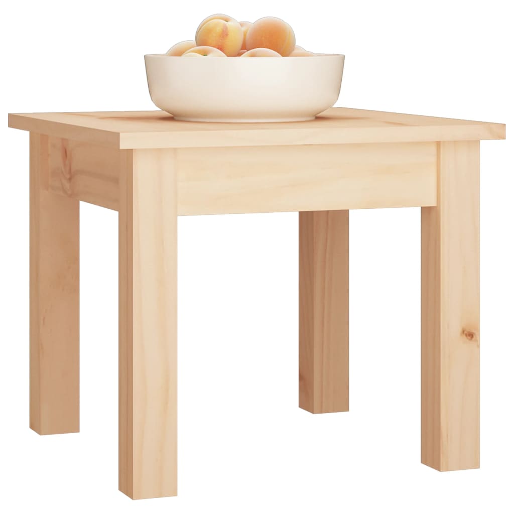 Table basse 80x50x40 cm en bois de pin massif