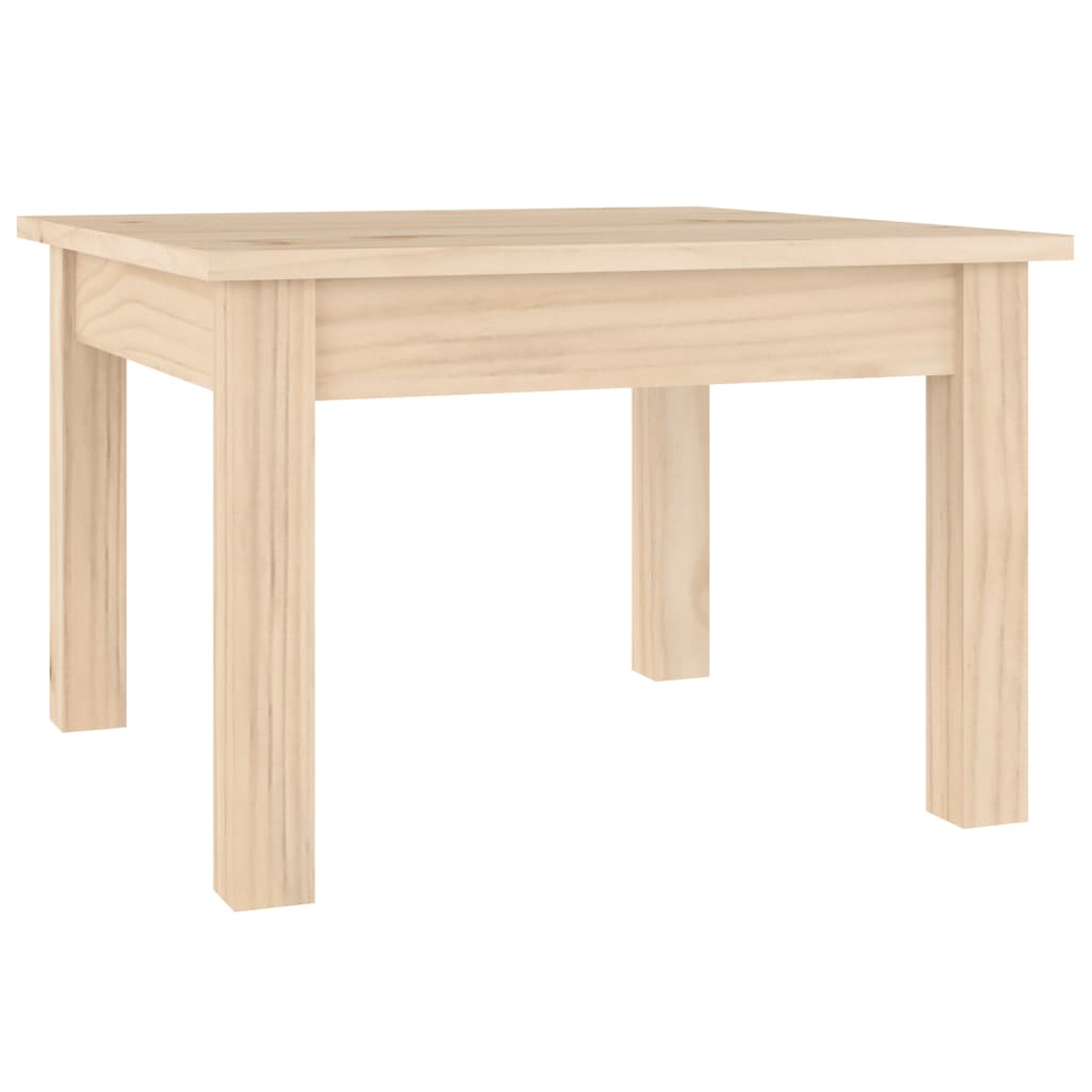 Table basse 80x50x40 cm en bois de pin massif