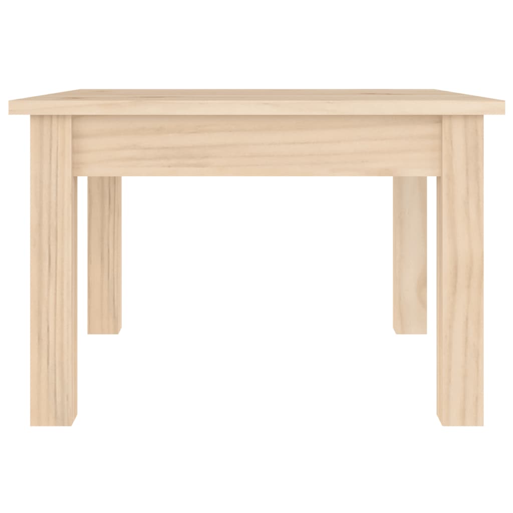 Table basse 80x50x40 cm en bois de pin massif