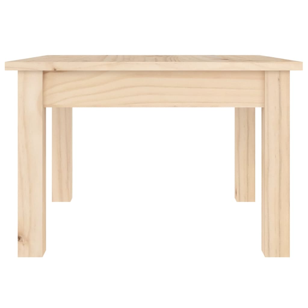 Table basse 80x50x40 cm en bois de pin massif