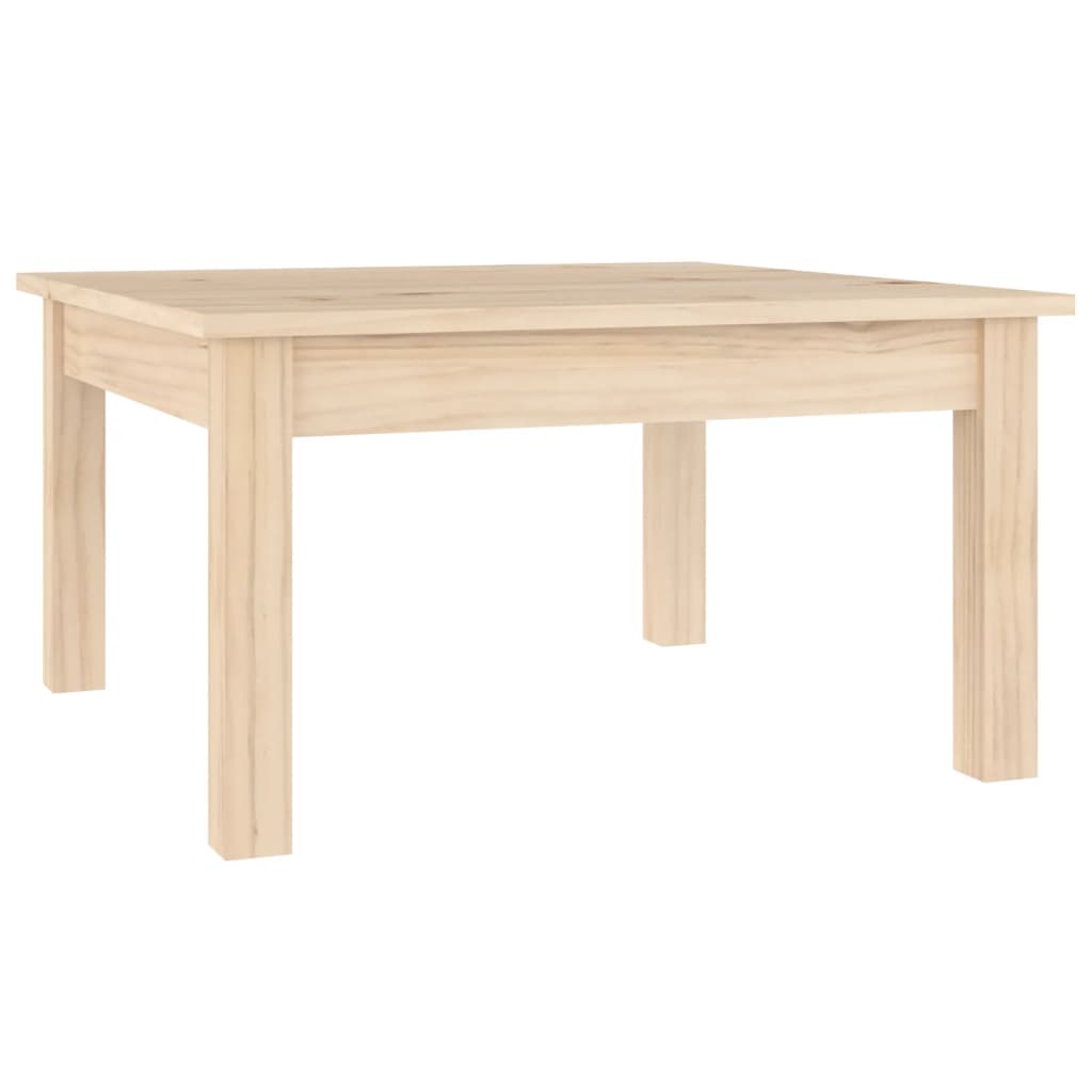 Table basse 80x50x40 cm en bois de pin massif