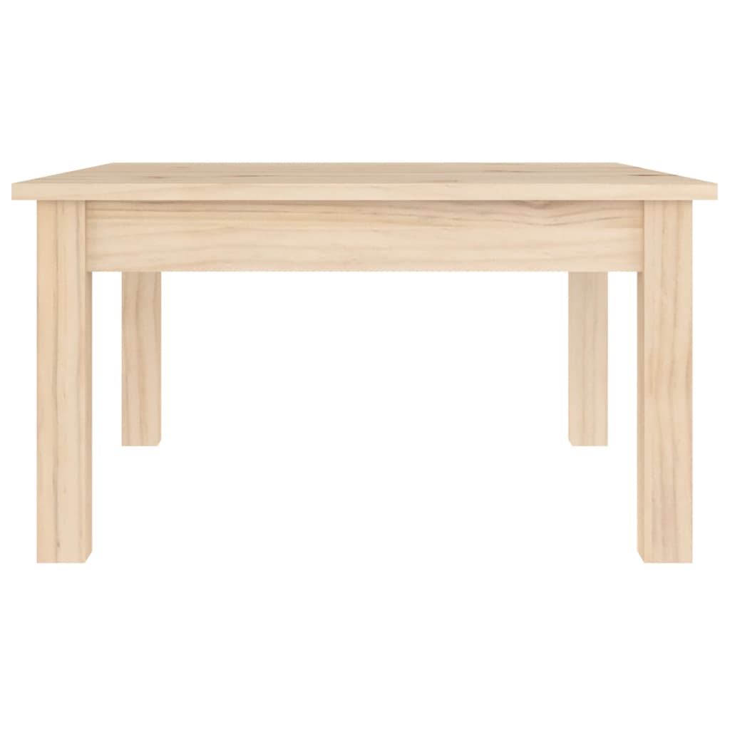 Table basse 80x50x40 cm en bois de pin massif