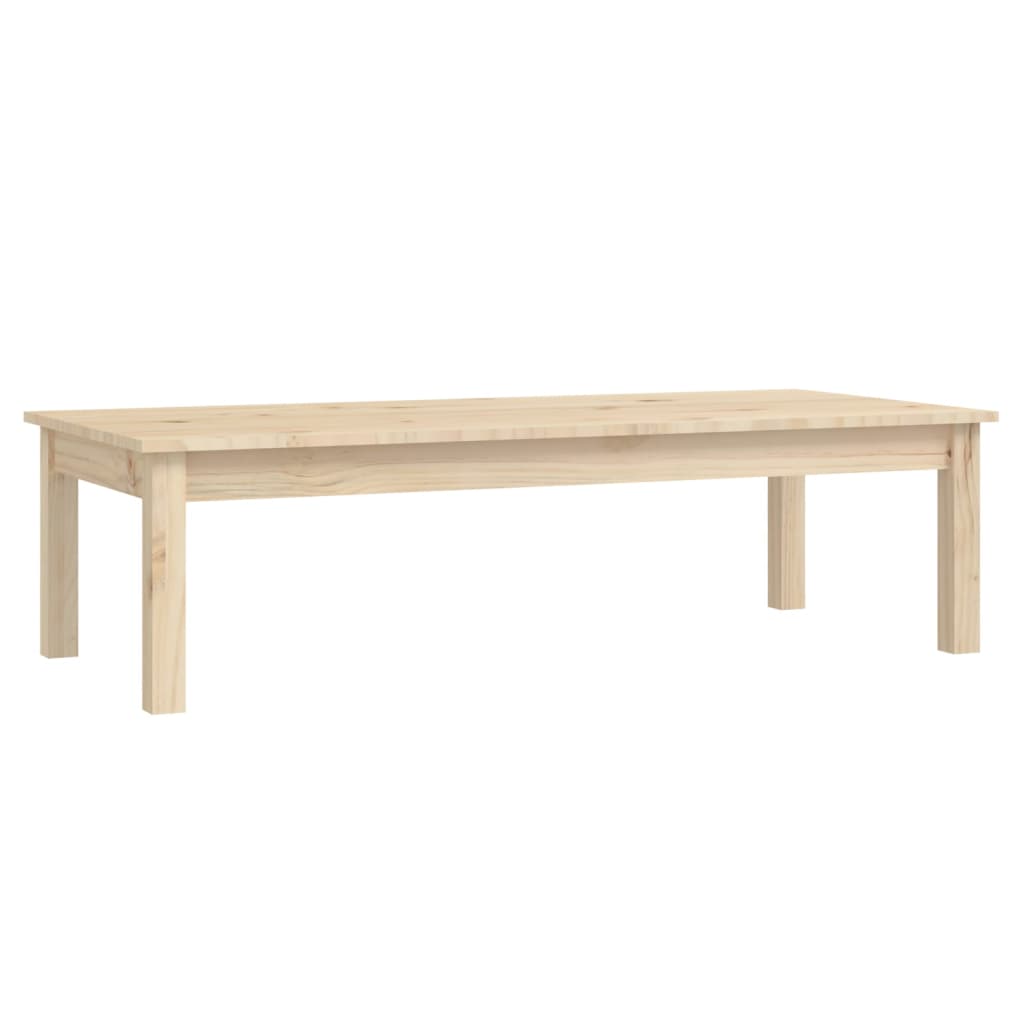 Table basse 80x50x40 cm en bois de pin massif