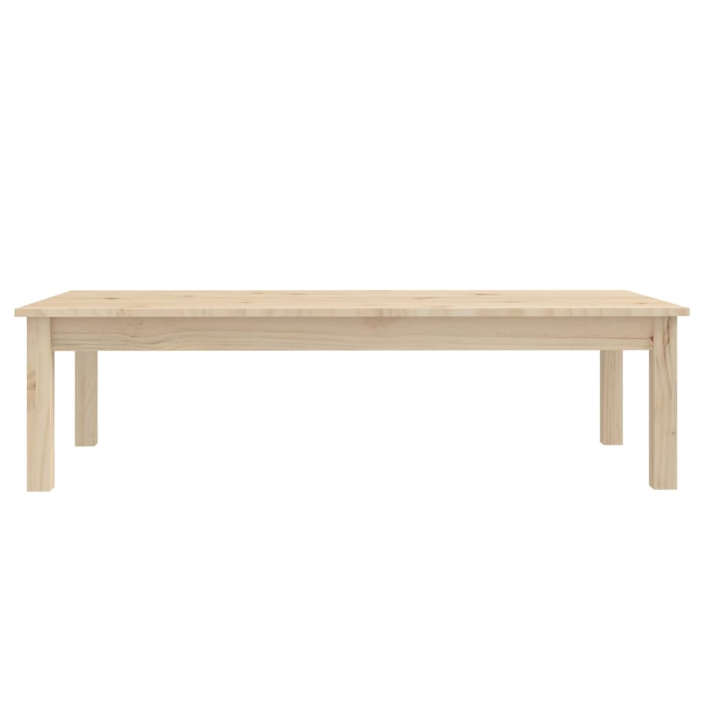 Table basse 80x50x40 cm en bois de pin massif