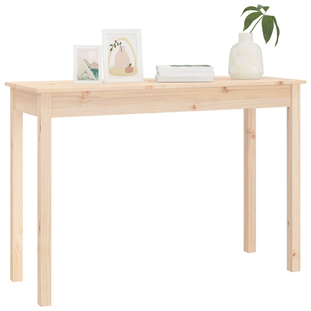 Table murale 110x40x75 cm en bois de pin massif