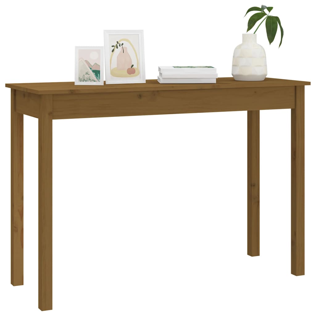 Table murale 110x40x75 cm en bois de pin massif