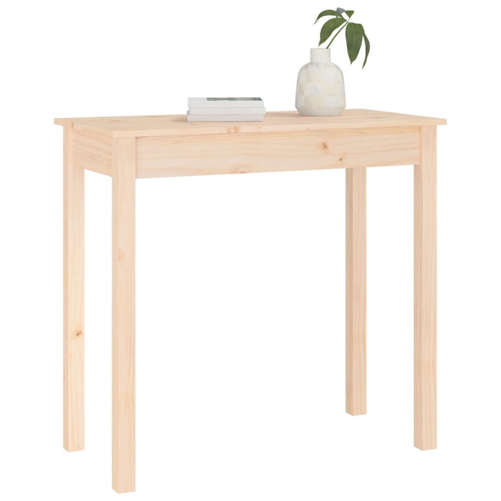 Table murale 110x40x75 cm en bois de pin massif