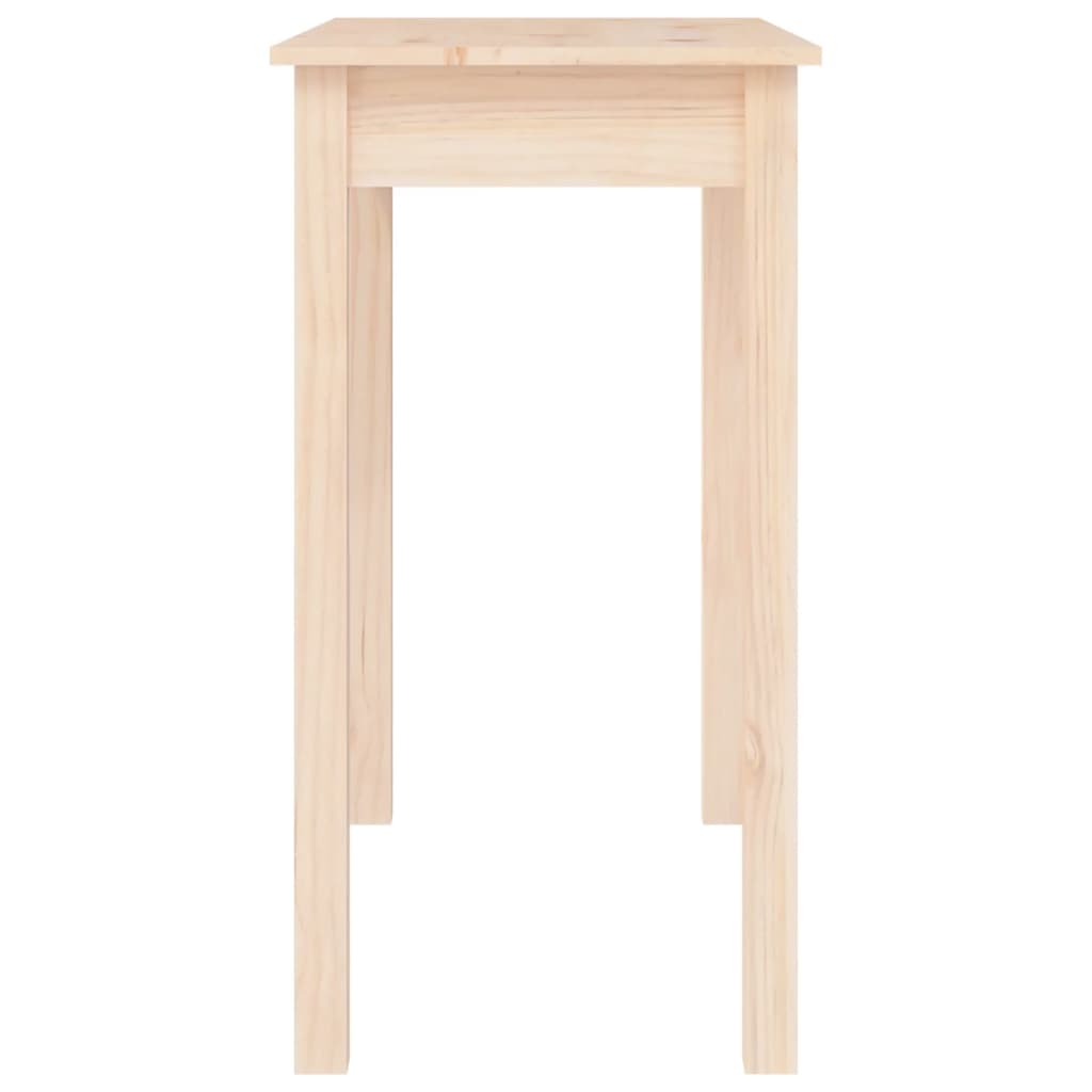 Table murale 110x40x75 cm en bois de pin massif