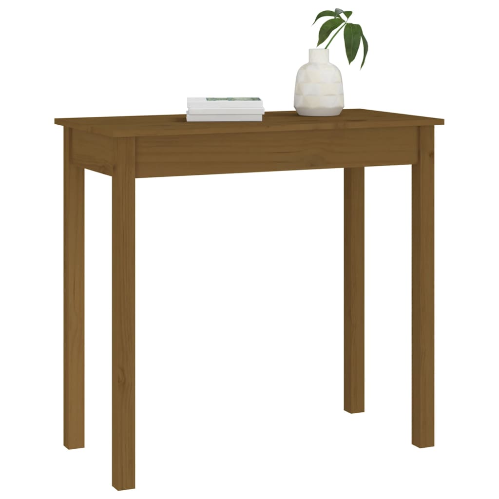 Table murale 110x40x75 cm en bois de pin massif