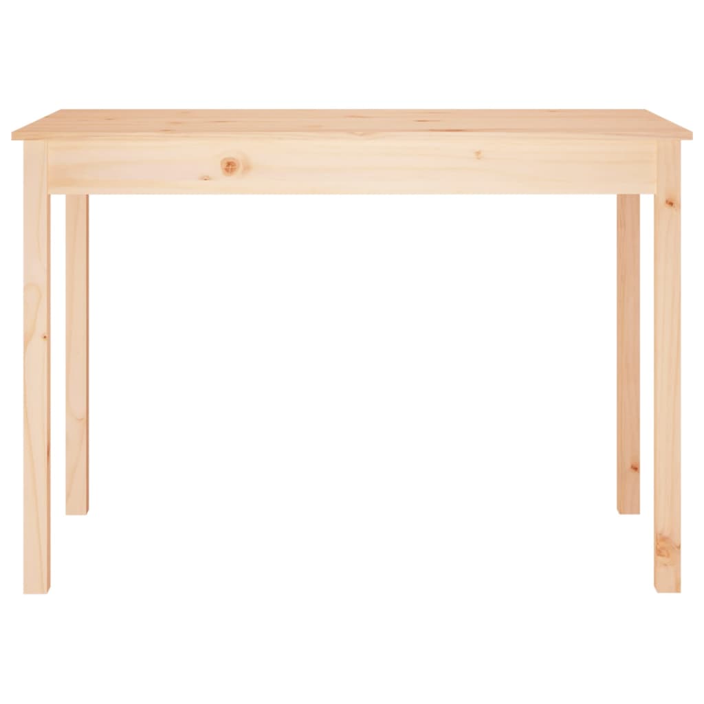 Eettafel 110x55x75 cm massief grenenhout