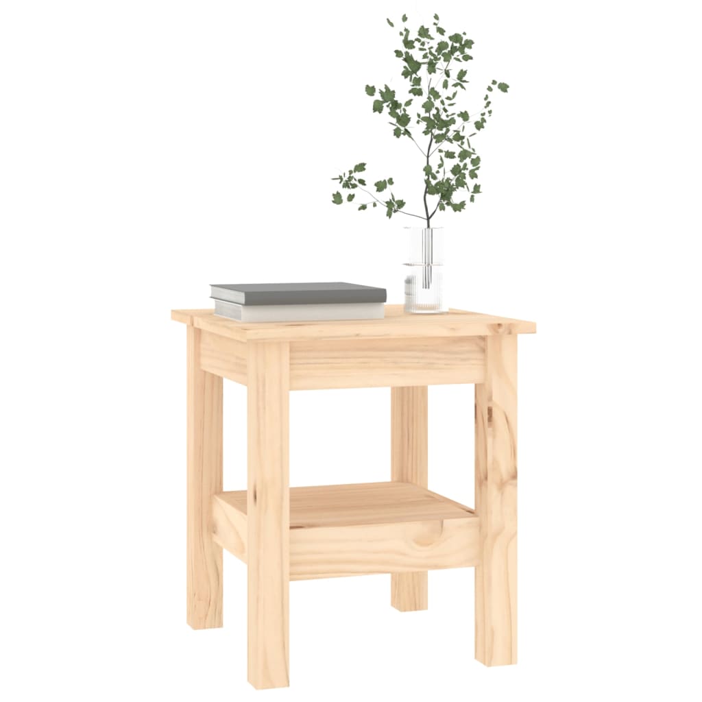 Table basse 35x35x40 cm en bois de pin massif