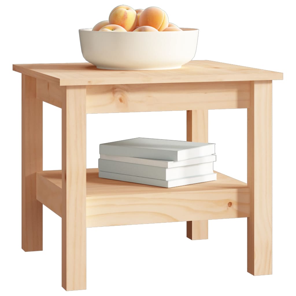 Table basse 35x35x40 cm en bois de pin massif