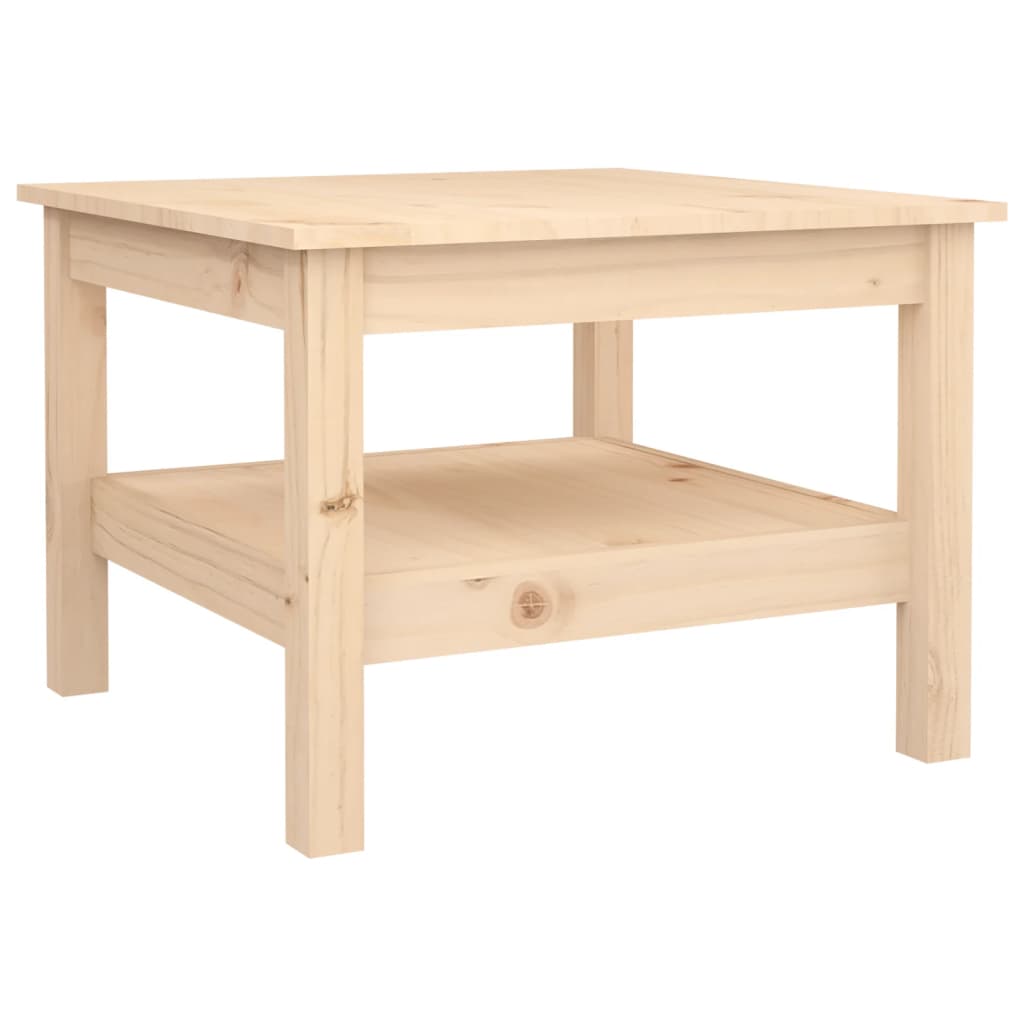 Table basse 35x35x40 cm en bois de pin massif