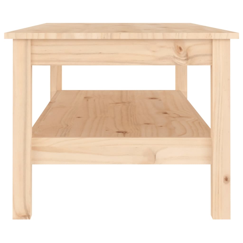 Table basse 35x35x40 cm en bois de pin massif