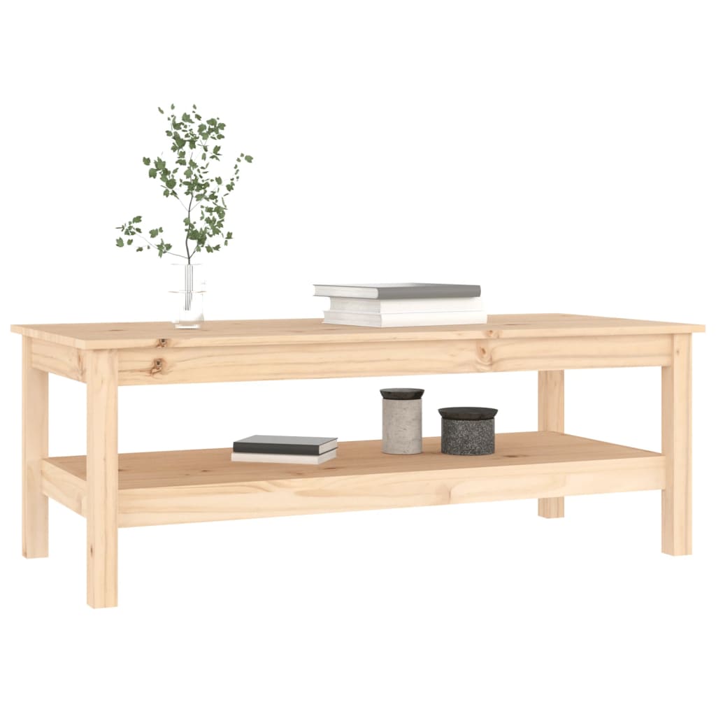 Table basse 35x35x40 cm en bois de pin massif