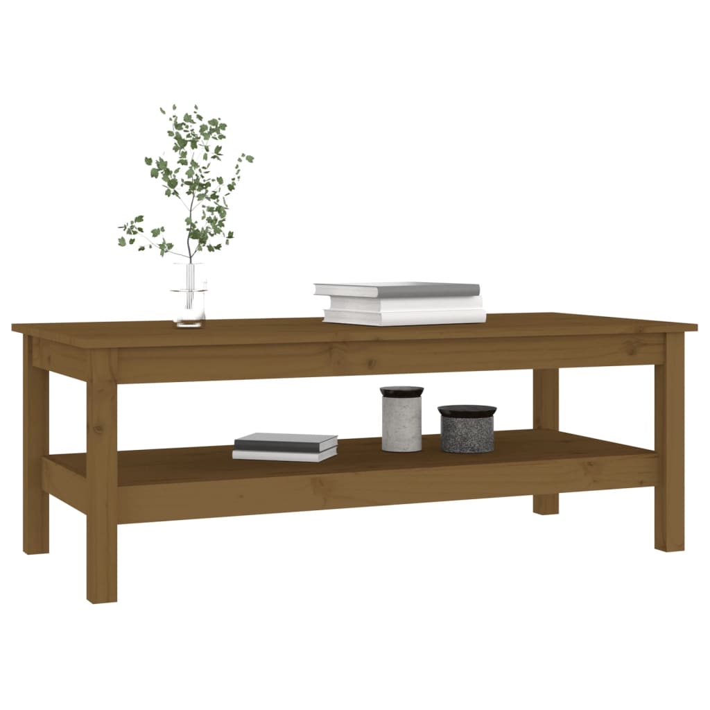 Table basse 35x35x40 cm en bois de pin massif