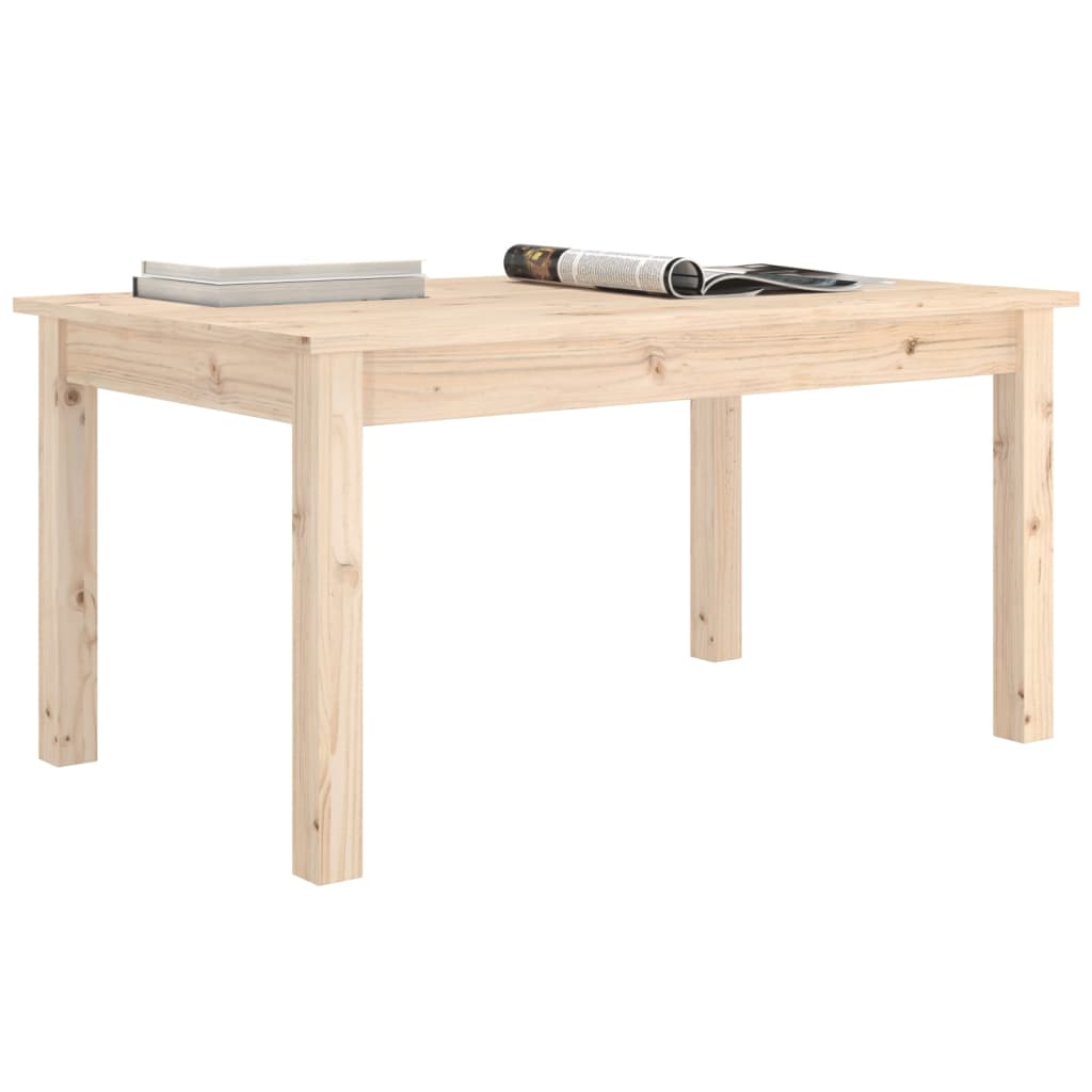 Table basse 35x35x30 cm en bois de pin massif