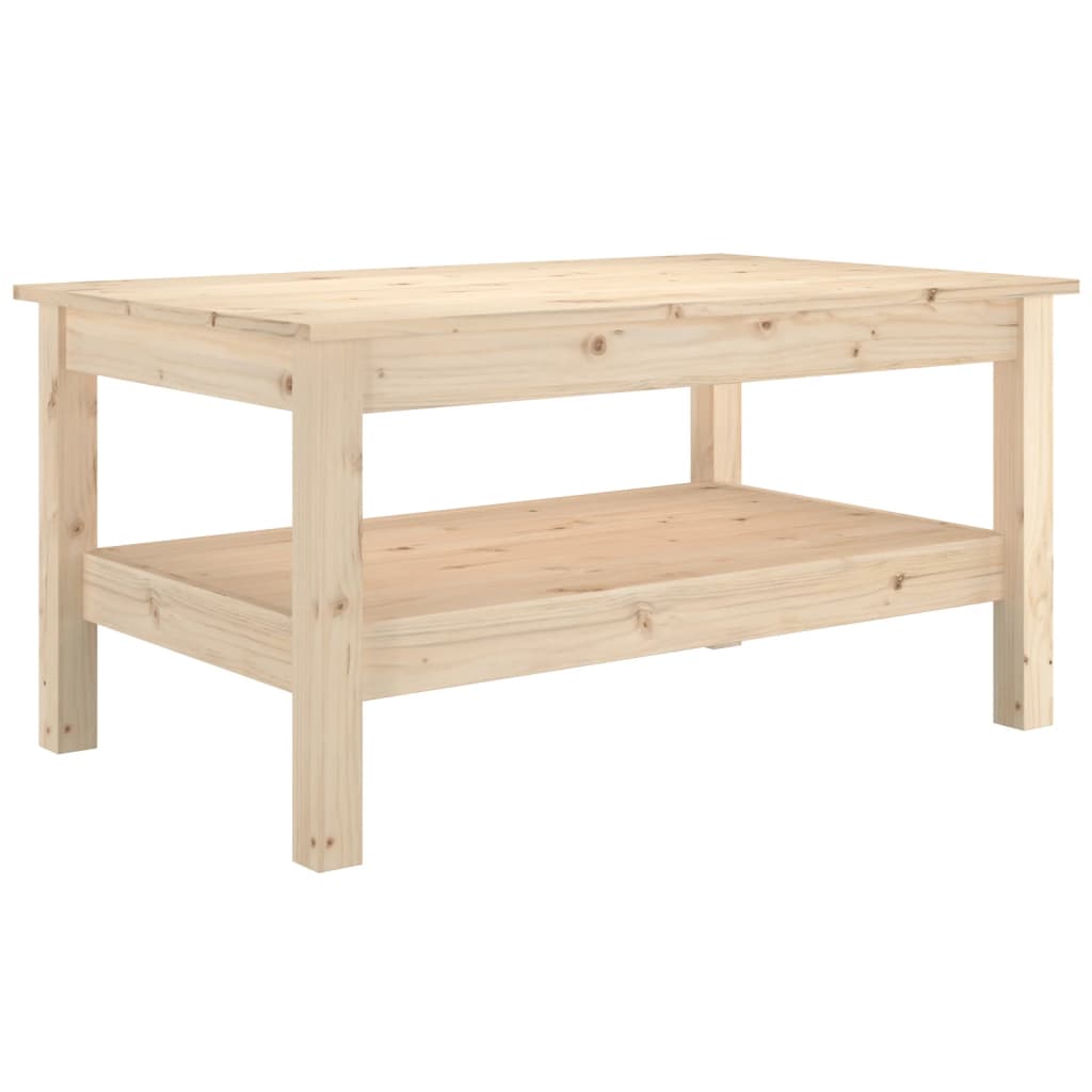 Table basse 35x35x40 cm en bois de pin massif