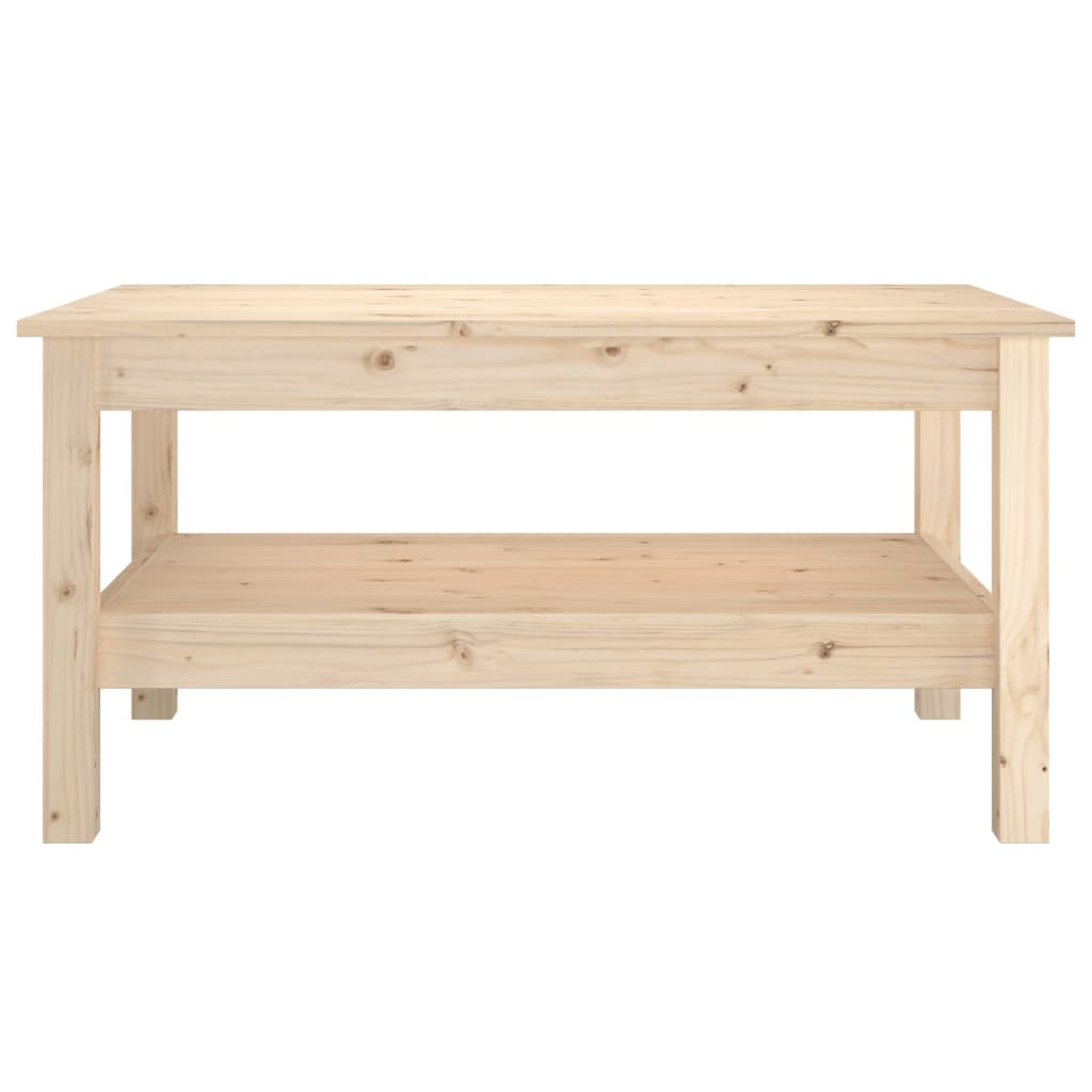 Table basse 35x35x40 cm en bois de pin massif