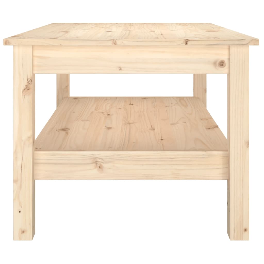 Table basse 35x35x40 cm en bois de pin massif