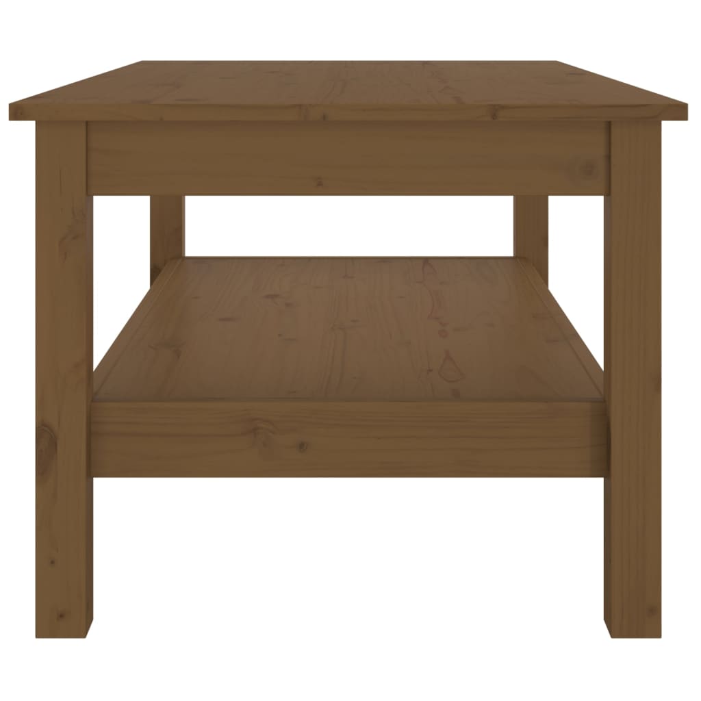 Table basse 35x35x40 cm en bois de pin massif