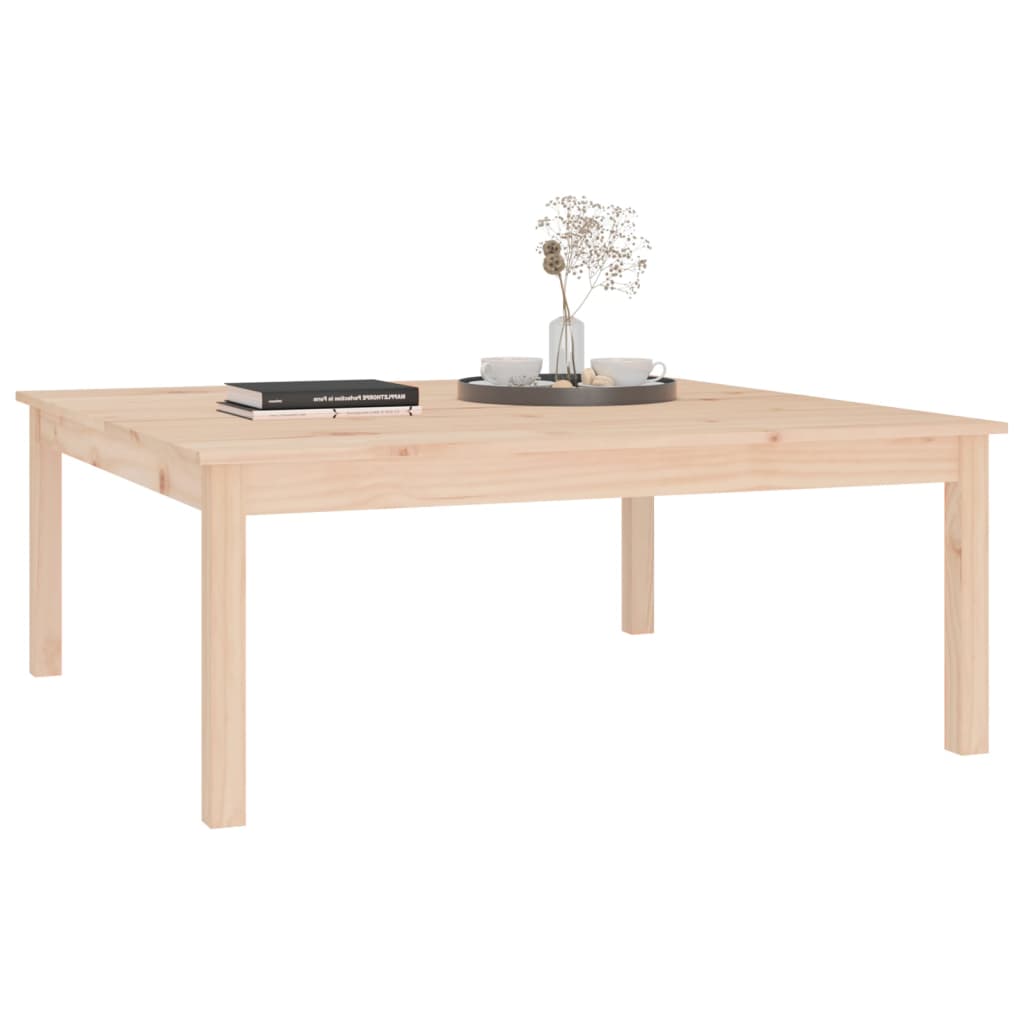 Table basse 80x50x40 cm en bois de pin massif