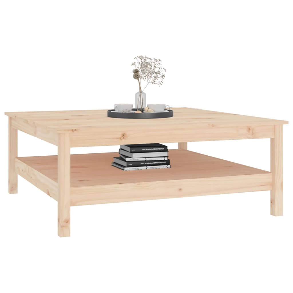 Table basse 35x35x40 cm en bois de pin massif