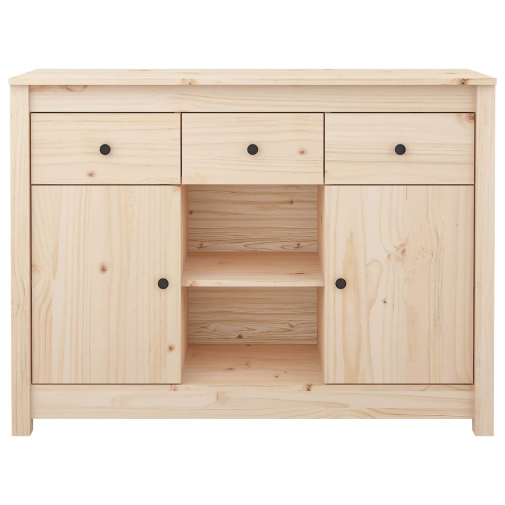 Buffet 100x35x74,5 cm en bois de pin massif