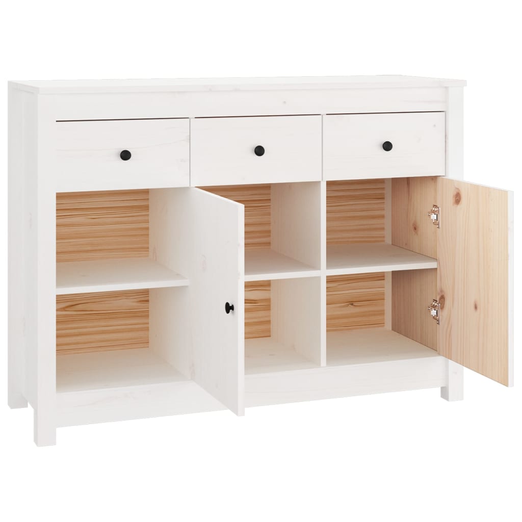 Dressoir 100x35x74 cm massief grenenhout