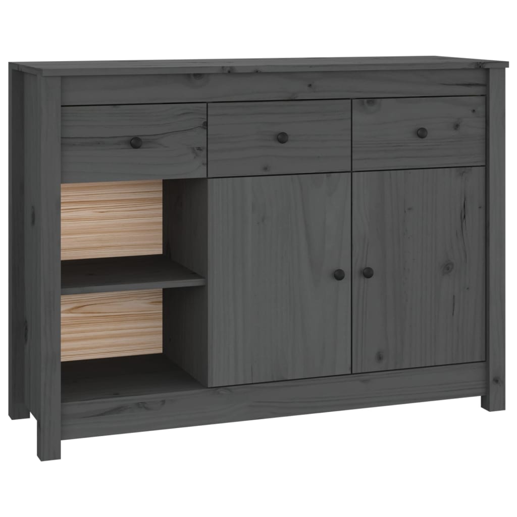 Dressoir 100x35x74 cm massief grenenhout