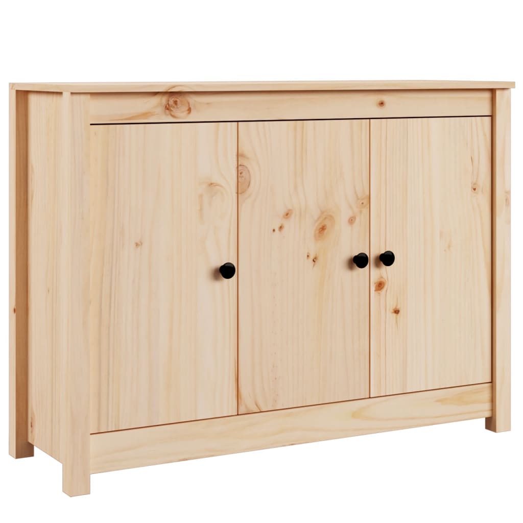 Buffet 100x35x74 cm en bois de pin massif