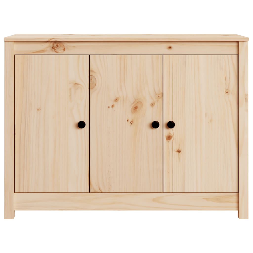 Buffet 100x35x74 cm en bois de pin massif